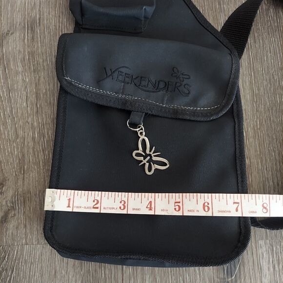 Weekenders Vintage 90s Black Crossbody Sling Bag - Picture 9 of 12